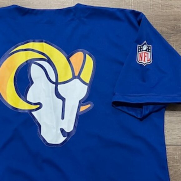 Pro Eagle Los Angeles Ram NFL Football Team Jersey Men’s Sz 3XL Button Up - Picture 11 of 13